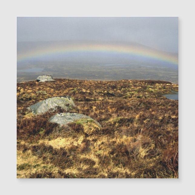 Póster de tarjeta postal del arcoíris Rannoch Moor (Anverso)
