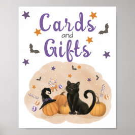 Póster de tarjetas y regalos de fiesta de cumpleañ