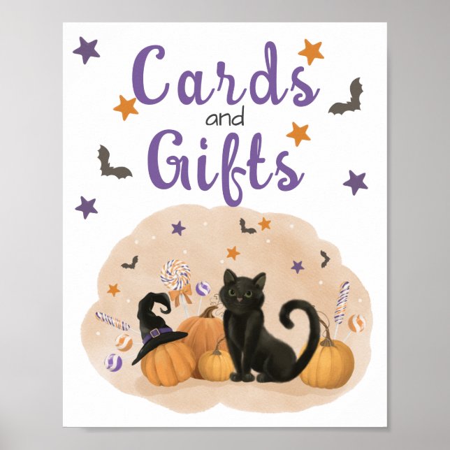 Póster de tarjetas y regalos de fiesta de cumpleañ (Frente)