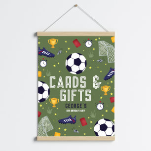 Póster de Tarjetas y Regalos de Fútbol para Chicos