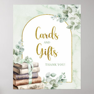 Póster de tarjetas y regalos de Greenery Sage Stor