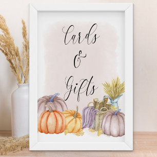 Póster de tarjetas y regalos de otoño Country Pump