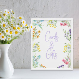 Póster de Tarjetas y Regalos de Prado de Flores Si