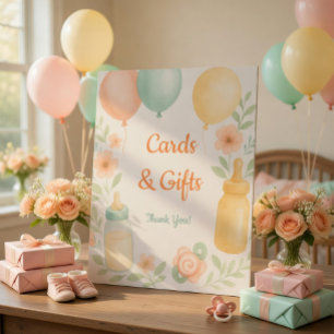 Póster de tarjetas y regalos Decoración de acuar