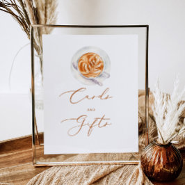 Póster de tarjetas y regalos Love is brewing