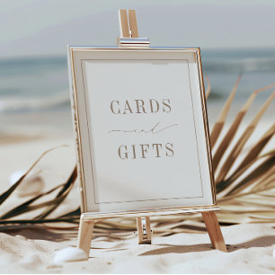 Póster de tarjetas y regalos OASIS Neutral Taupe