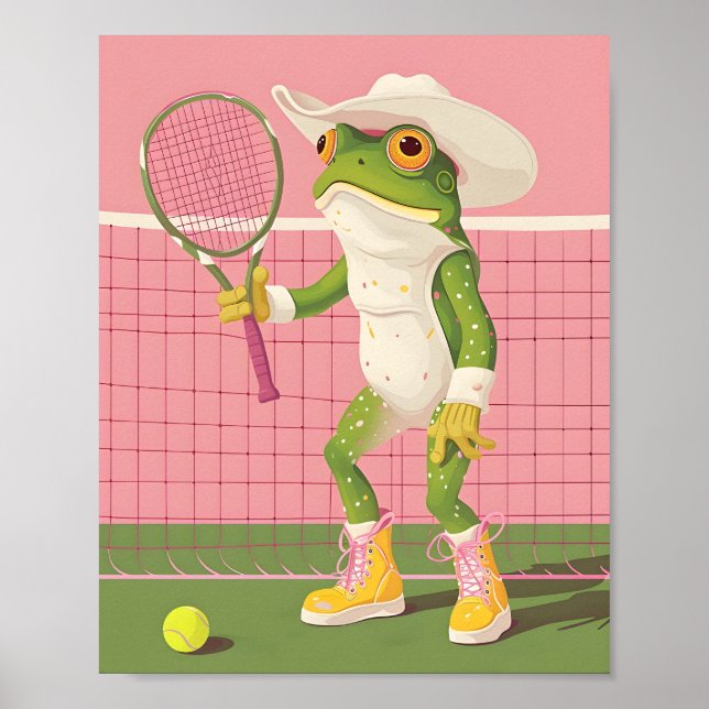 Póster 🎾 de tenis (Frente)
