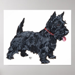Póster de Terrier Escocés