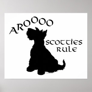 Póster de Terrier Escocés