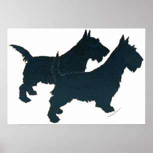 Póster de Terrier Escocés