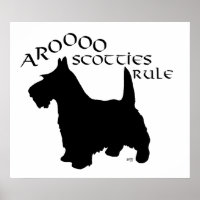 Póster de Terrier Escocés