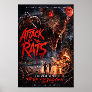 Póster de terror de Apocalipsis en la playa - Cosm