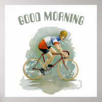 Póster de texto añadido a Bicicleta Antigua