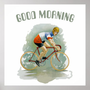 Póster de texto añadido a Bicicleta Antigua