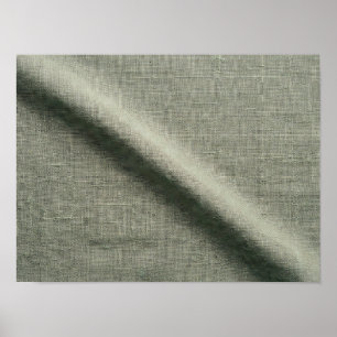 Póster de textura de lino verde salvia plegado