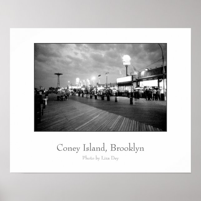 Póster de 'The Boardwalk at Night' (Frente)
