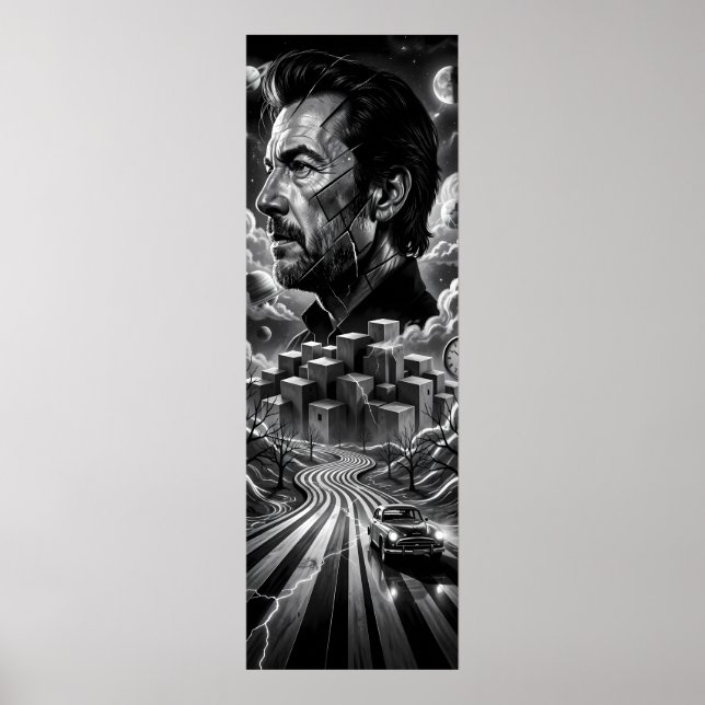 Póster de Thunder Road Through the Night (Frente)