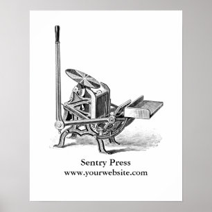 Poster de tienda de impresión de C&P Pilot