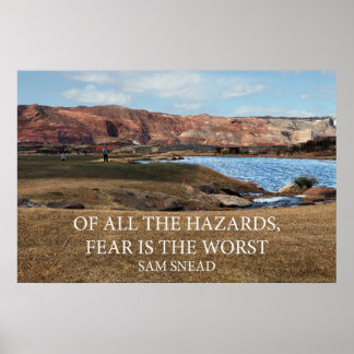 Póster De Todos Los Peligros, El Miedo Es Lo Peor