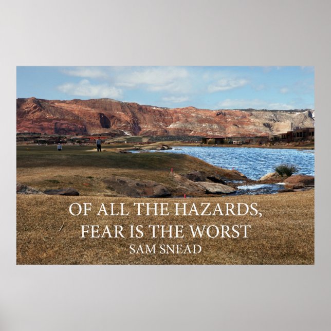 Póster De Todos Los Peligros, El Miedo Es Lo Peor (Frente)