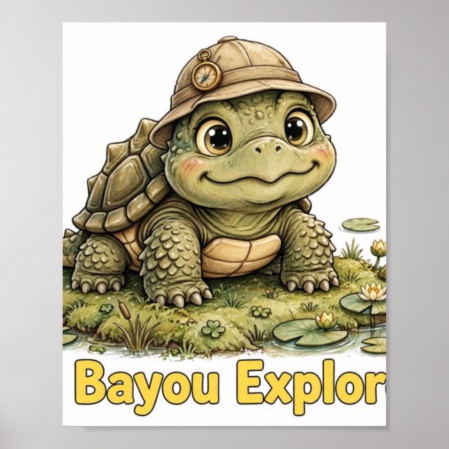 Póster de Tortuga Lil' Bayou Explorers (Frente)