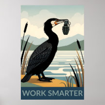 Póster de trabajar más inteligentemente