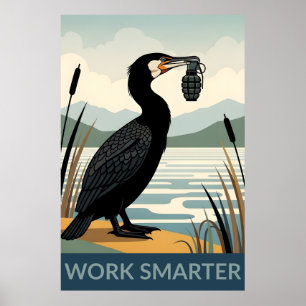 Póster de trabajar más inteligentemente