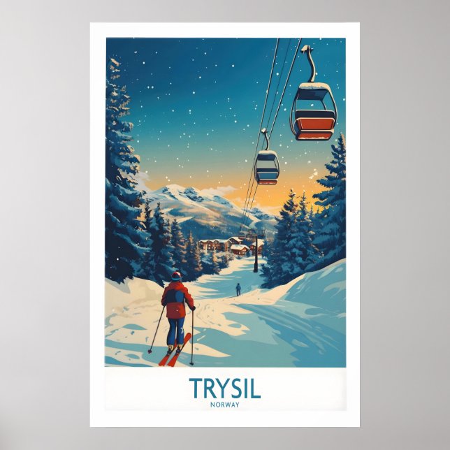 Póster de Trysil Noruega 1 (Frente)