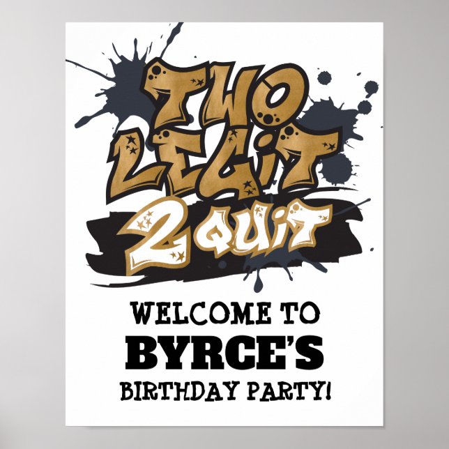 Póster de Two Legit 2 Quit (Frente)