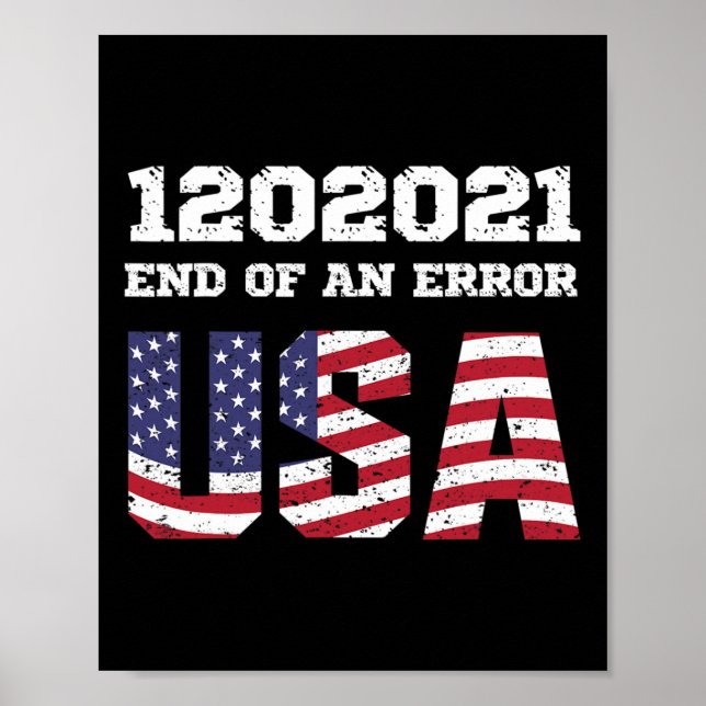 Póster De Un Error De Inauguración Biden Harris 1202021 E (Frente)