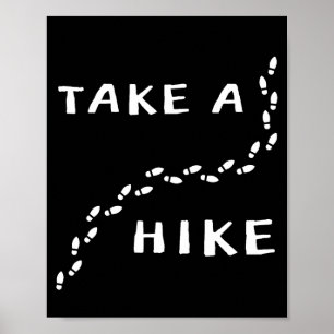Póster Dé un paseo - Diseño de pasos