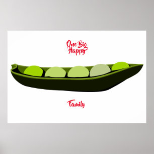 Póster de una gran familia feliz