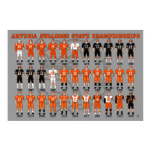 Póster de Uniforme de Campeones Estatales de Artes