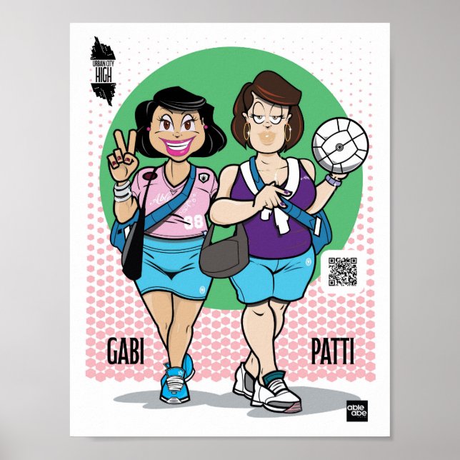 Póster de Urban City High Gabi & Patti (Frente)