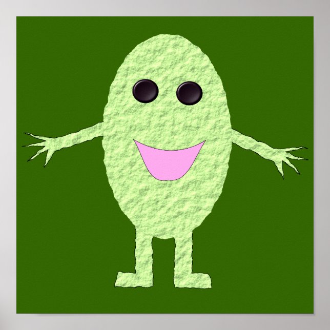 Póster de Uva Verde Feliz (Frente)