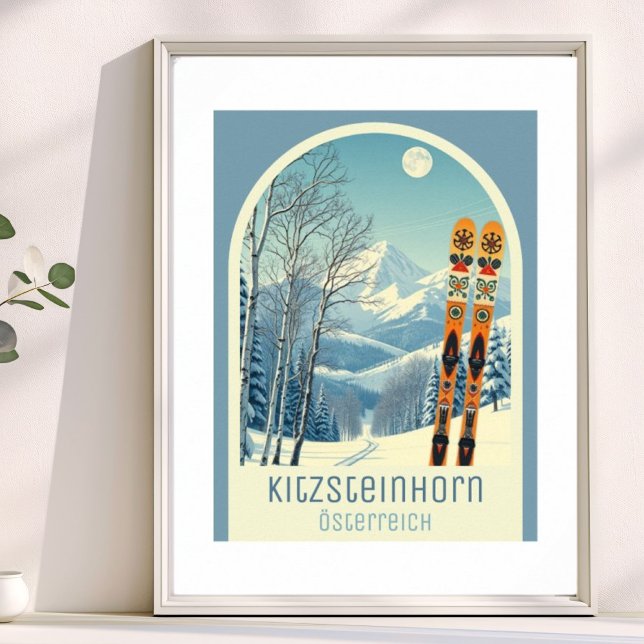Póster de vacaciones de esquí en Kitzsteinhorn Aus (Subido por el creador)