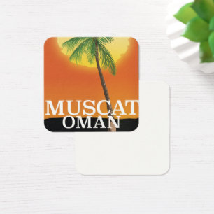 Poster de vacaciones de Muscat Oman