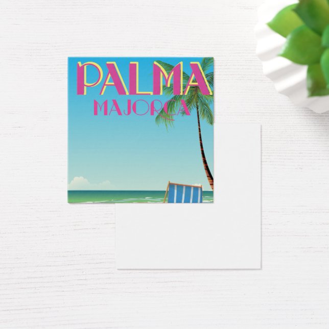 Póster de vacaciones de playa en Palma de Mallorca (Escritorio)