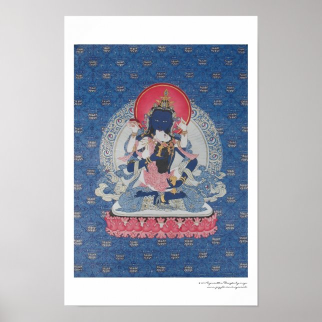 Póster de Vajrasattva y Consorte (Frente)