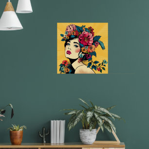 Poster de valor Mujeres de impresión de arte con f