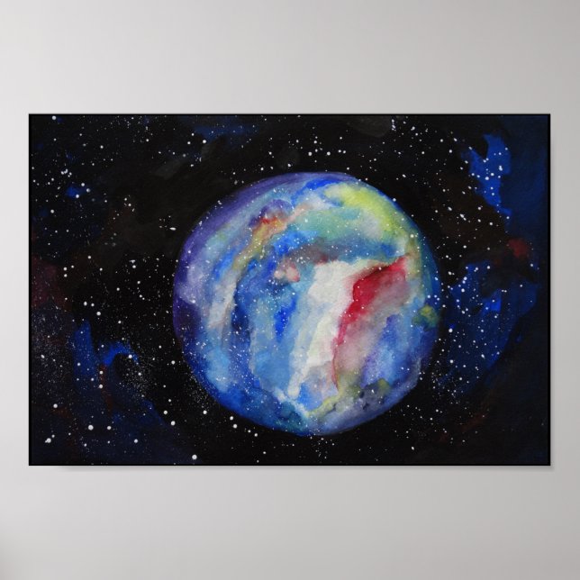 Póster de valor Papel (Matte) Planeta (Frente)