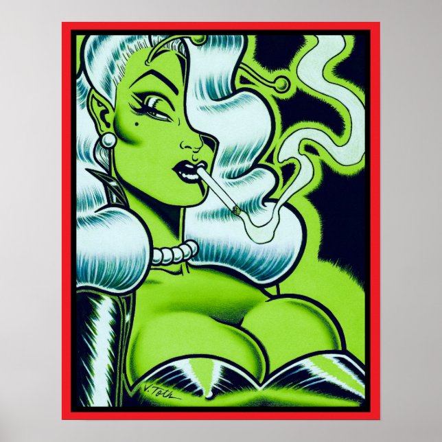 Póster de Vana DeVinyl™/Dangerous Dame (Frente)