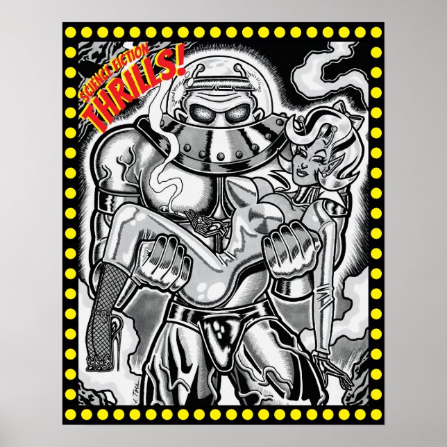 Póster de Vana DeVinyl™/Science Fiction Thrills! (Frente)
