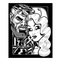 Póster de Vana y Rocco/Película Negra