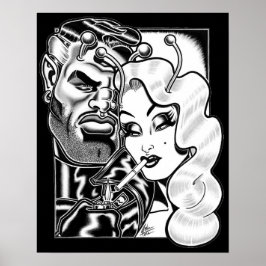 Póster de Vana y Rocco/Película Negra