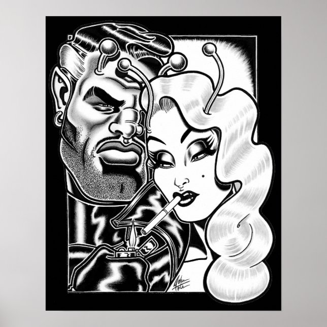 Póster de Vana y Rocco/Película Negra (Frente)