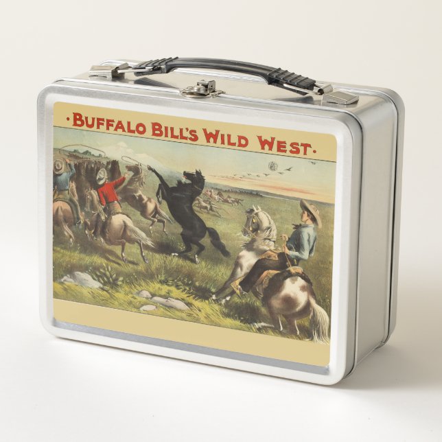Póster de vaquero del oeste salvaje de Buffalo Bil (Anverso)