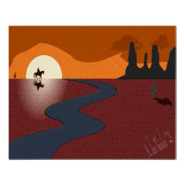 poster de vaquero solitario