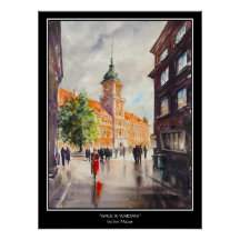 POSTER de Varsovia Pintado EVE