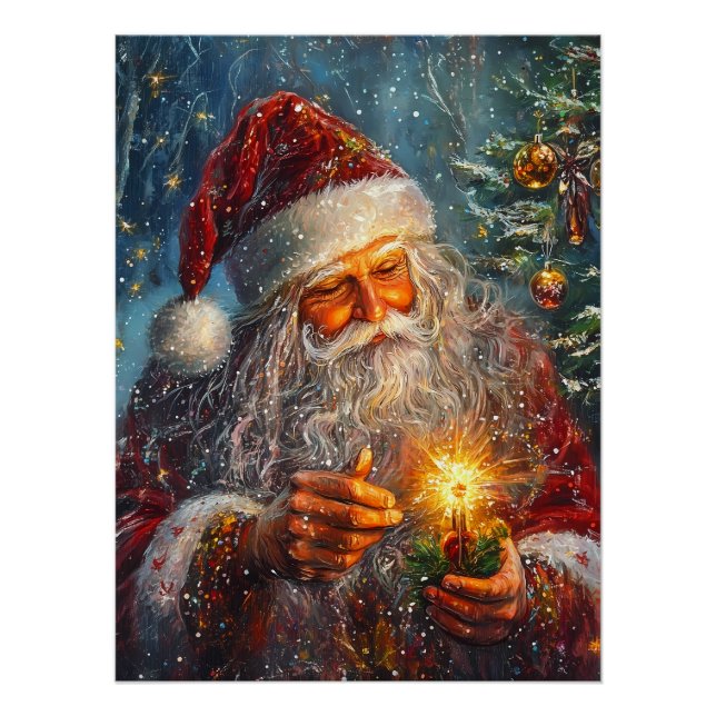 Poster de velas de Santa Victoria (Anverso)